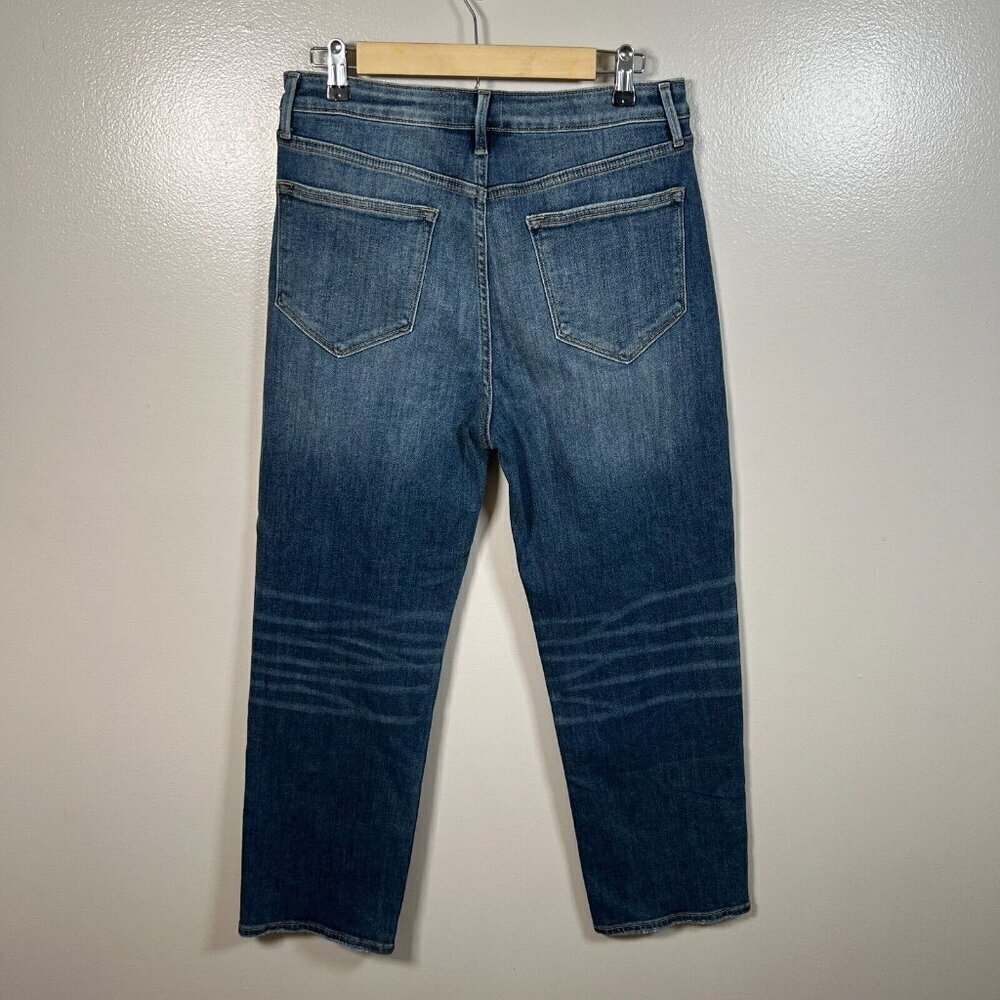Driftwood Royce Jeans Size 29 High Rise Straight Leg Ankle Medium Wash Blue - Picture 2 of 10